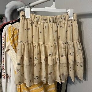 Free people mini skirt